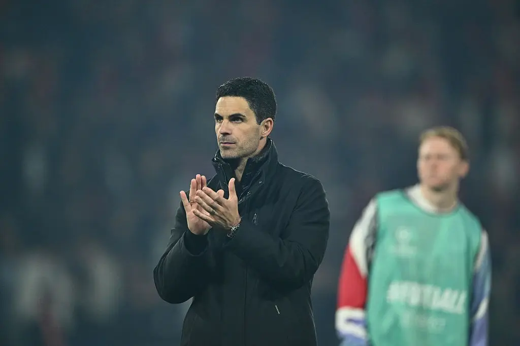 Arteta destaca superioridade do Arsenal na Champions: "Disseram até no banco do PSG"