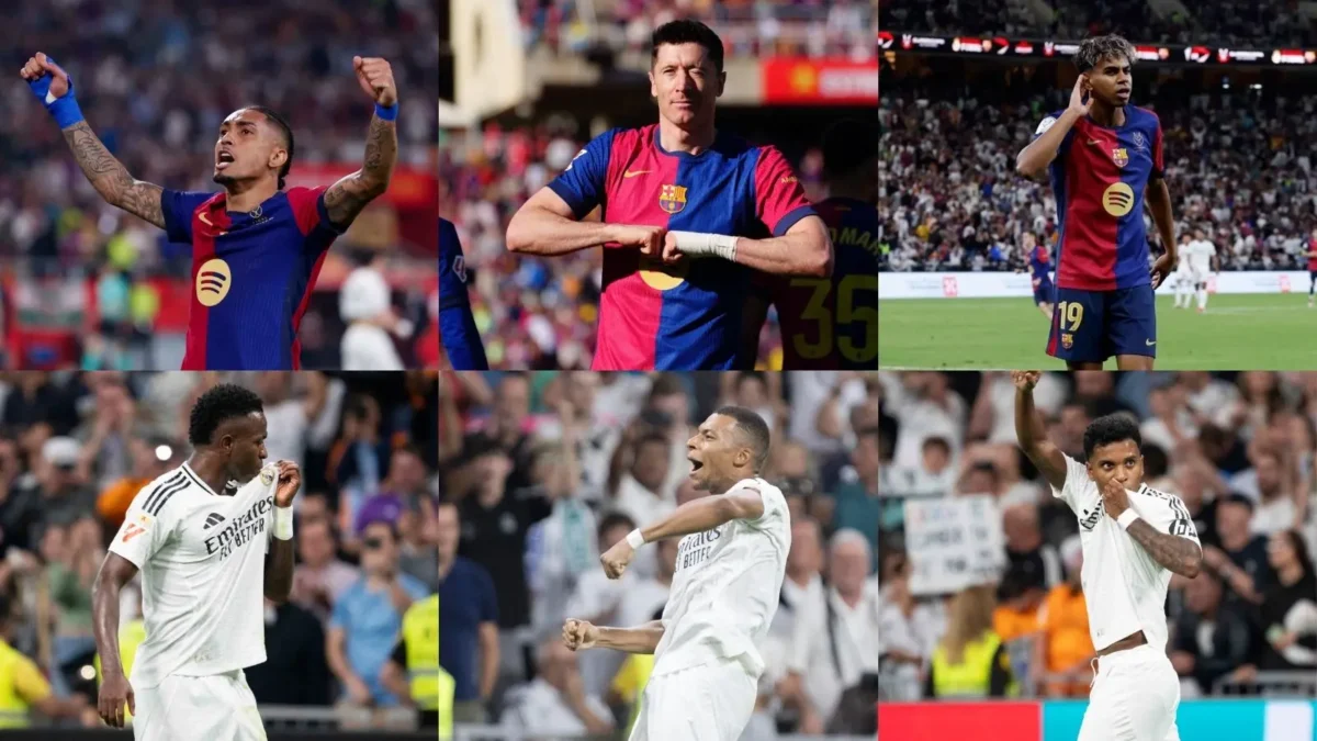 Clássico Barcelona versus Real Madrid: embate de trios ofensivos em alta
