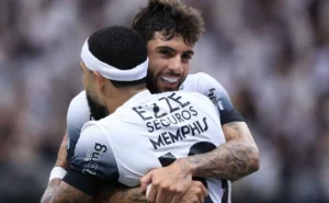 Gols do Corinthians: 66% com Yuri Alberto e Memphis Depay em campo.