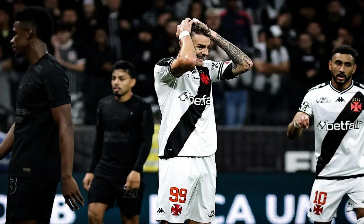 Vasco: Oito jogos sem triunfos na temporada em curso