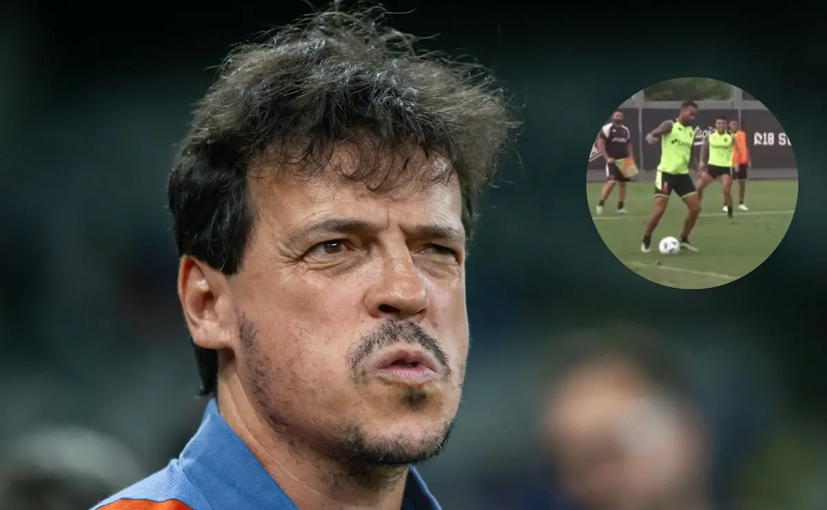 Preocupação vascaína: saída de bola de Diniz em vídeo do primeiro treino.