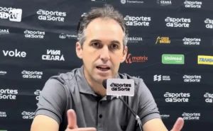 Declarações do técnico do Ceará sobre o Santos após empate no Allianz Parque