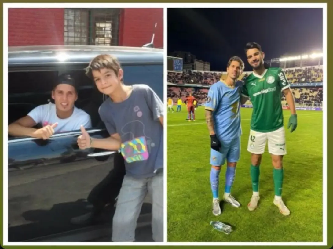 Flaco López revive encontro com ídolo e recorda passado santista em Palmeiras x Bolívar
