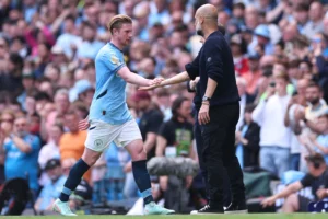 Guardiola Evita Confirmar Saída de De Bruyne do Manchester City: "Terá o Que Merece"