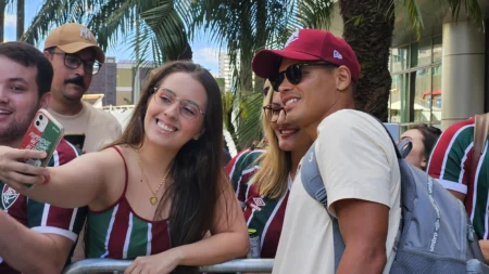Fluminense em Brasília: Ganso e Thiago Silva ovacionados pela torcida; confira fotos