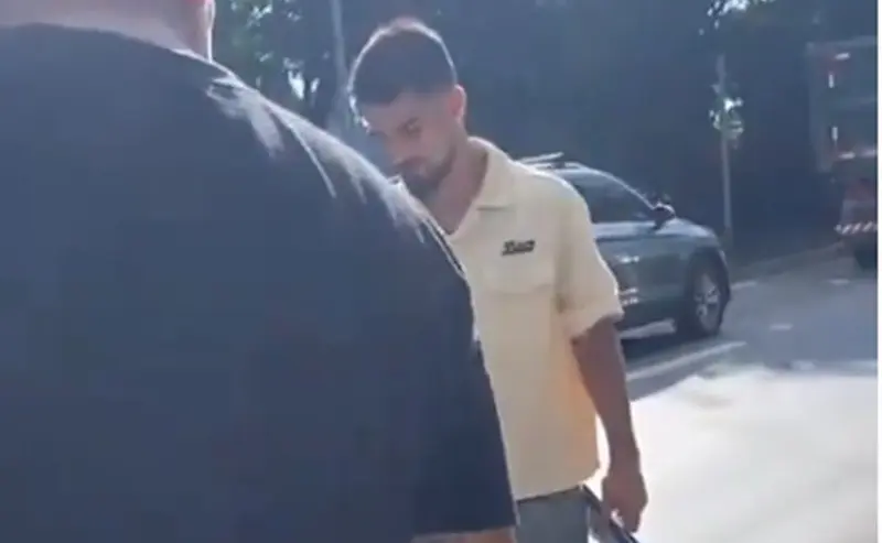 Flaco López se envolve em acidente com motociclista após treino do Palmeiras