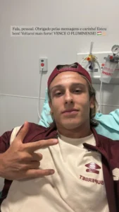 Canobbio retoma atividades no CT e avança na recuperação pós-cirúrgica no Fluminense