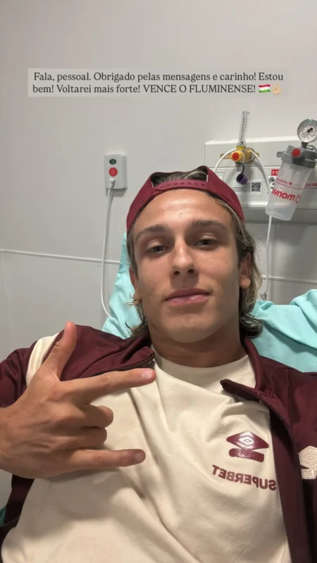 Canobbio retoma atividades no CT e avança na recuperação pós-cirúrgica no Fluminense