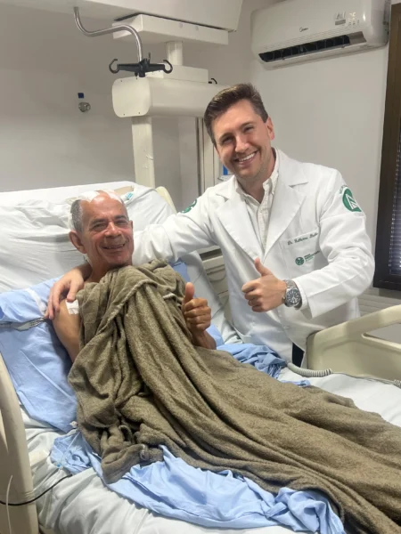 Alta no dia de Flamengo x Chelsea: paciente celebra jogo épico e brinca com a sorte.
