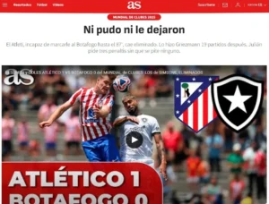 Botafogo conquista classificação e recebe elogios da imprensa internacional: "Defesa rochosa e contra-ataque letal"