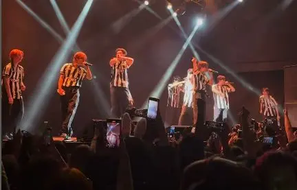 Botafogo e K-pop: Grupo sul-coreano agita show com camisa do clube