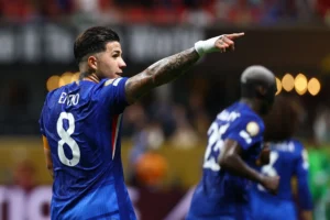 Enzo Fernández projeta confronto com o Flamengo: "Um gigante mundial"