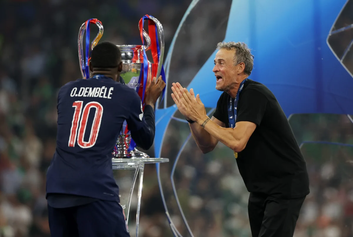 Dembélé em destaque: Luis Enrique celebra liderança na corrida pela Bola de Ouro.