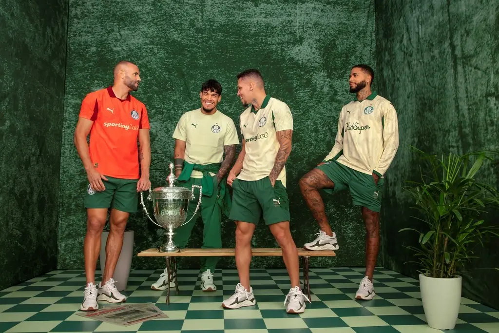 Palmeiras lança uniforme para o Mundial de Clubes e estreia contra o time de Messi: confira as fotos