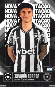 Botafogo contrata Joaquín Correa, ex-Inter de Milão