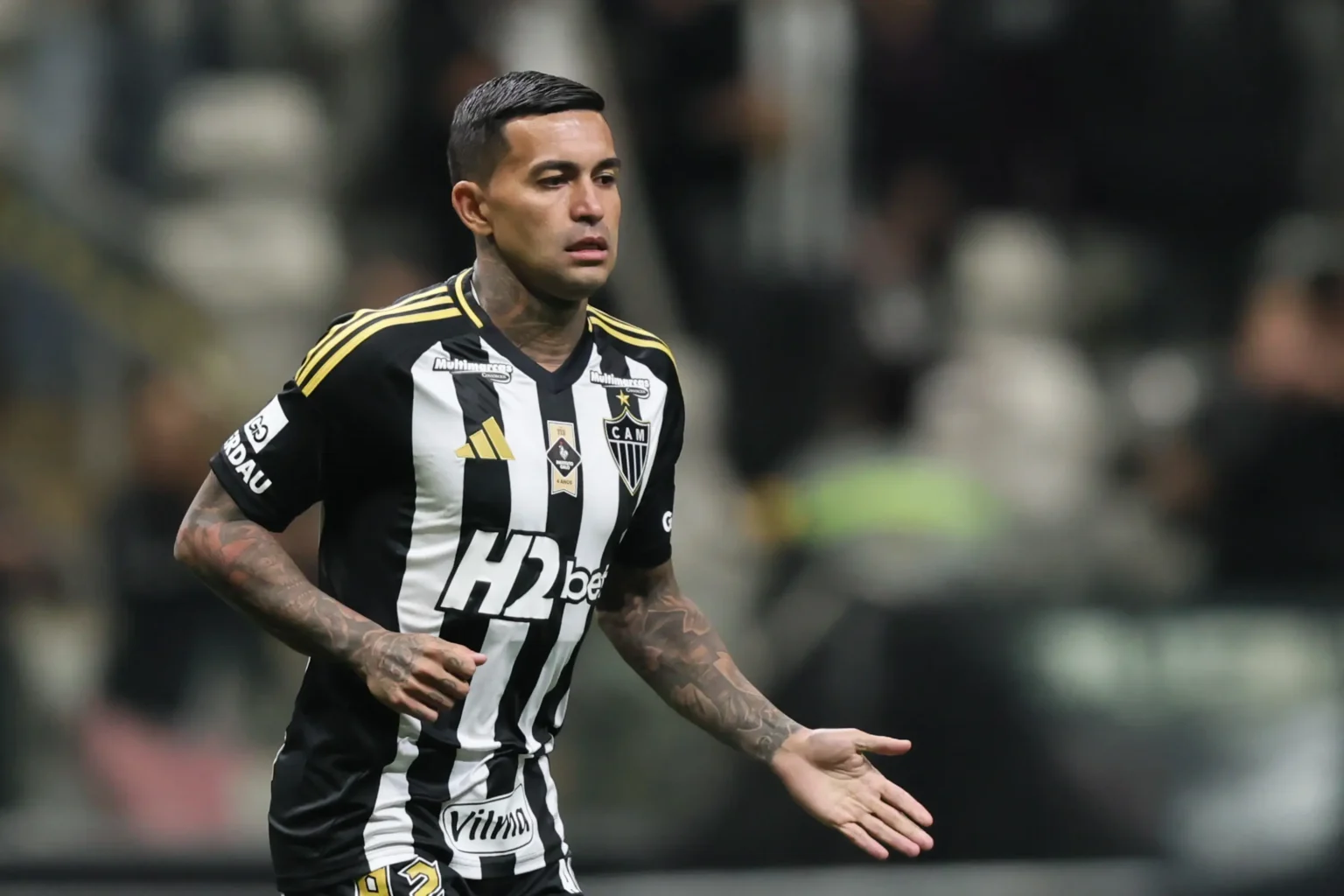 Dudu analisa estreia no Atlético-MG e fala sobre a competição por posição no ataque