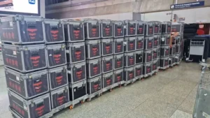 Bagagem do Flamengo na Copa do Mundo de Clubes: mil camisas, 150 chuteiras e farofa somam três toneladas