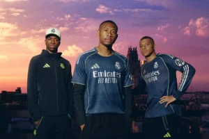 Real Madrid Apresenta Novo Uniforme 2 Inspirado em Noites Memoráveis no Bernabéu; Vini Jr. Estrela Campanha