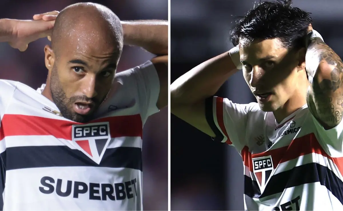 Lucas e Ferreirinha são preocupações no São Paulo e permanecem fora dos planos de treinamento de Crespo