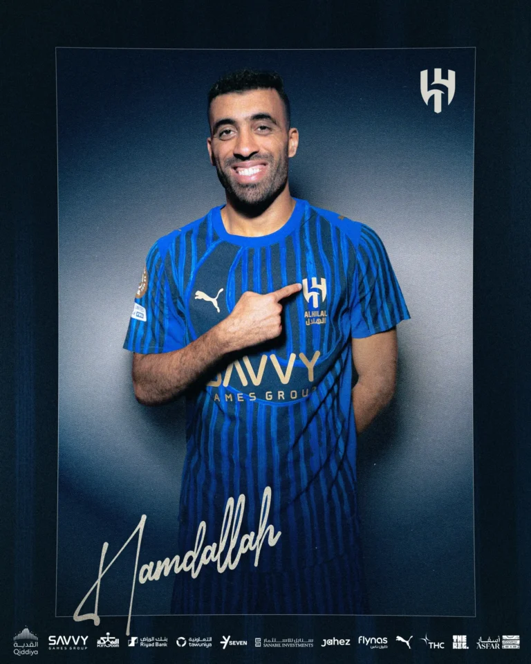 Al-Hilal anuncia recém-conquistado do Fluminense Abderrazak Hamdallah