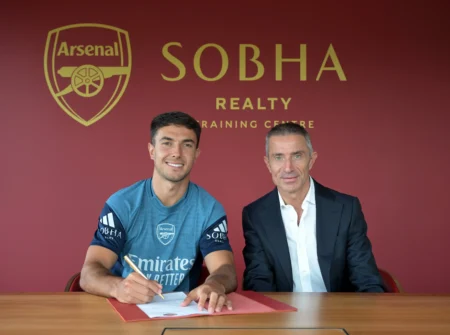 Arsenal anuncia contratação do jogador Zubimendi, que foi campeão da Eurocopa com a seleção espanhola.