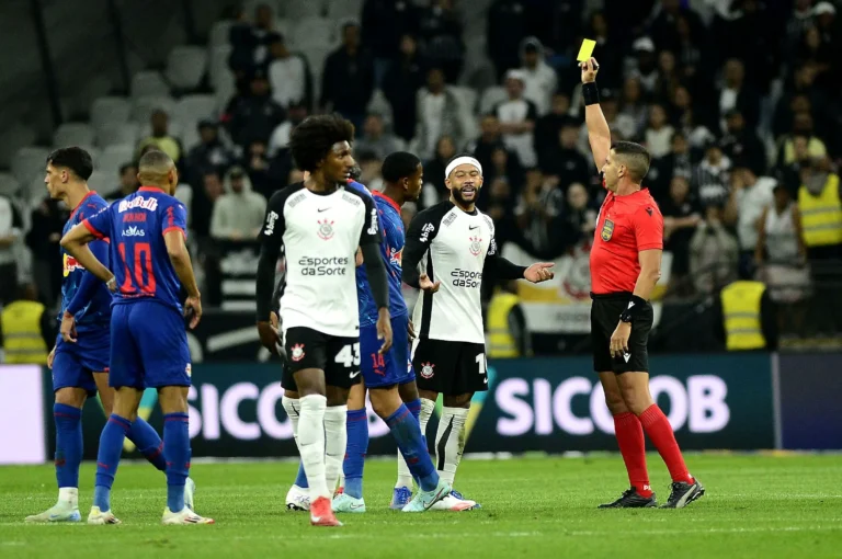 Corinthians envia reclamação à CBF após derrota para o Bragantino
