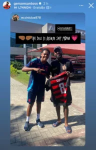 Gerson Despede-se do Ninho, Após Transferência para o Zenit