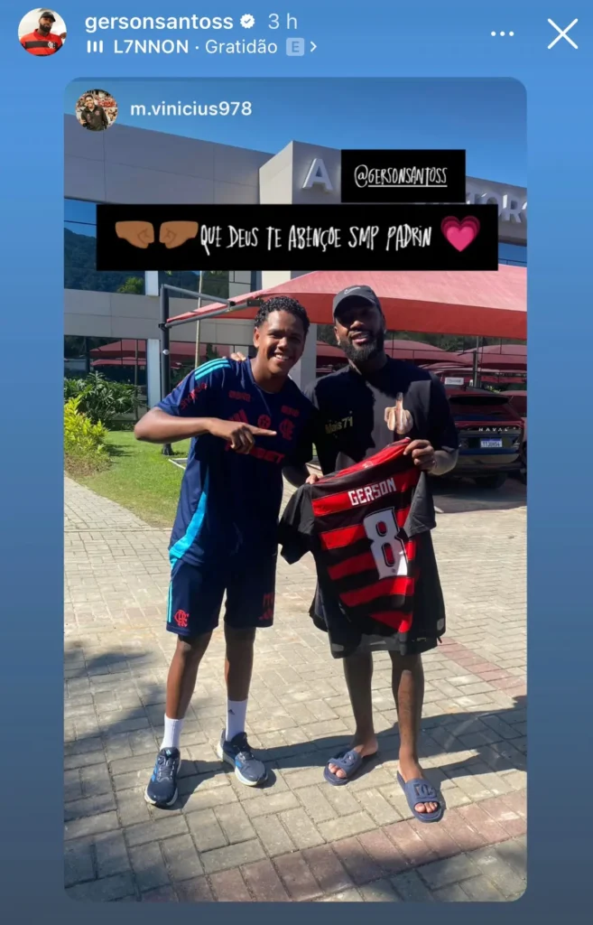Gerson Despede-se do Ninho, Após Transferência para o Zenit