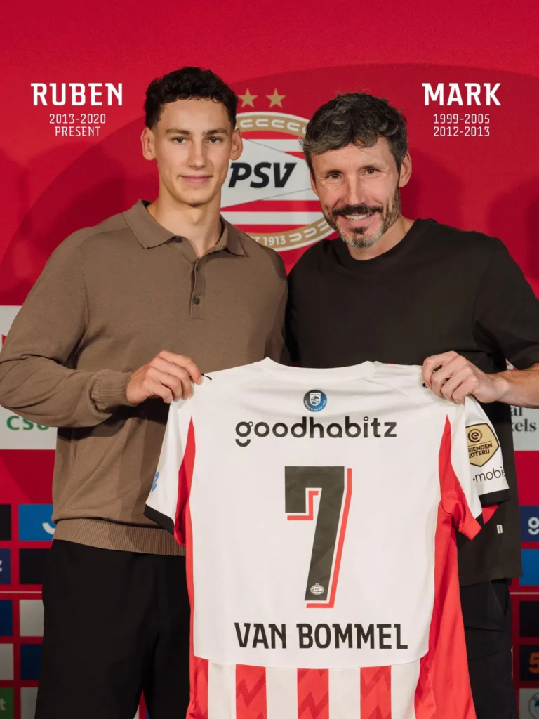 PSV contrata Ruben van Bommel, filho do ex-volante, por R$ 100 milhões