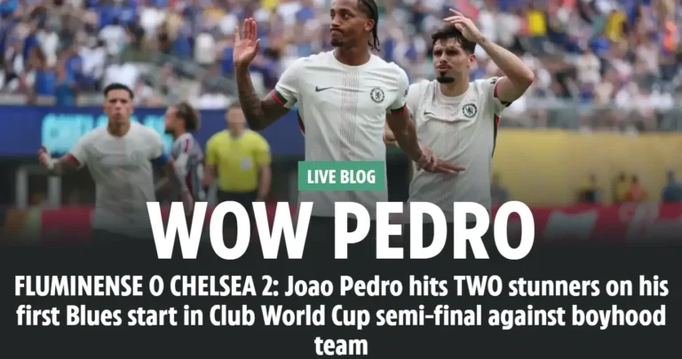 "Uow": Ingleses da Imprensa se impressionam com 'Gols Incríveis' de João Pedro na Eliminação do Fluminense