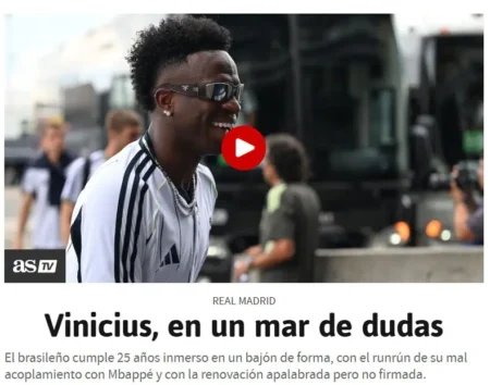 Vini Jr. completa 25 anos e mergulha em um mar de dúvidas