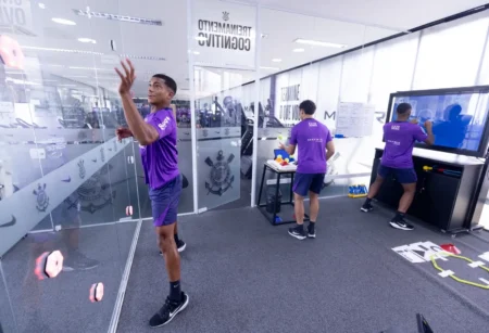 Corinthians inova: Sala tecnológica com exercícios cognitivos é inaugurada no CT para aprimorar o cérebro dos atletas Corinthians inova: Sala tecnológica com exercícios cognitivos é inaugurada no CT para aprimorar o cérebro dos atletas
