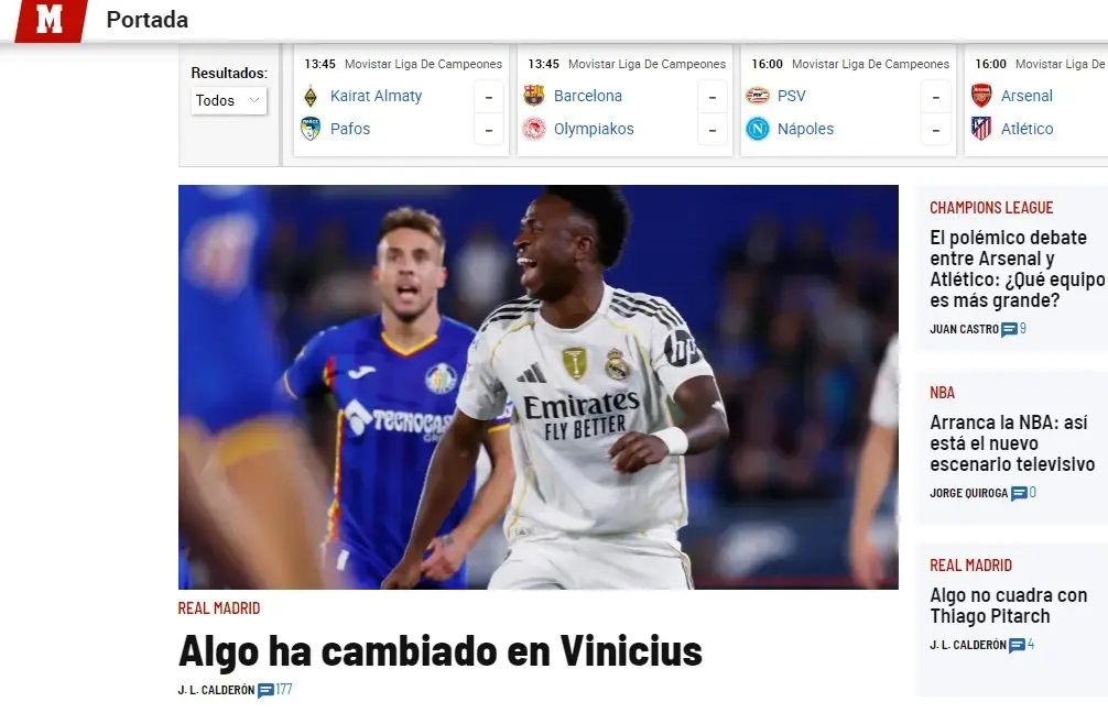 “Dominou a arte da provocação”: jornal espanhol enaltece o amadurecimento de Vini Jr. no Real Madrid
