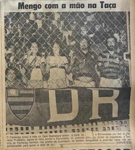 O dia em que torcedores do Flamengo levaram cinco mil velas ao estádio para protestar contra a iluminação