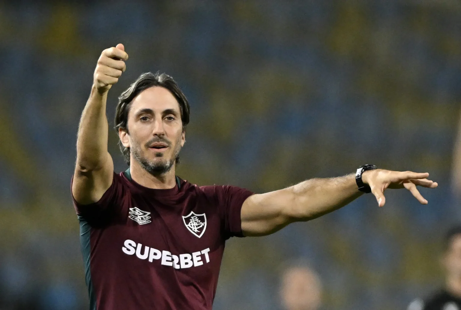 Zubeldía destaca triunfo do Fluminense e esclarece substituição de Hércules: Sentiu dor na posterior Zubeldía destaca triunfo do Fluminense e esclarece substituição de Hércules: "Sentiu dor na posterior"