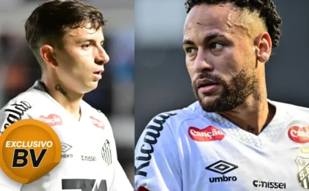 Barreal: 125% mais gols que Neymar pelo Santos no Brasileirão Barreal: 125% mais gols que Neymar pelo Santos no Brasileirão