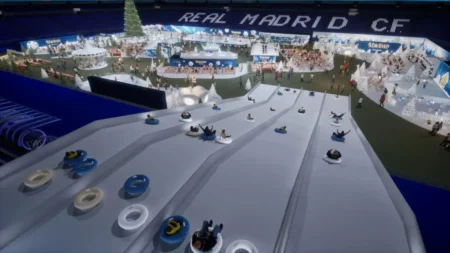 Santiago Bernabéu se transforma em Parque Temático Natalino: Veja as Imagens