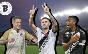 Vegetti, Rayan e Coutinho (Vasco) superam trios de Flamengo, Palmeiras, Cruzeiro e outros rivais em 2025