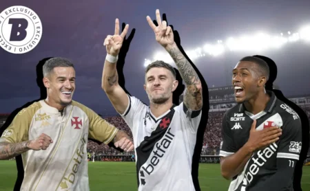Vegetti, Rayan e Coutinho (Vasco) superam trios de Flamengo, Palmeiras, Cruzeiro e outros rivais em 2025