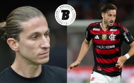 Filipe Luís reduz minutagem no Flamengo após saída de Viña