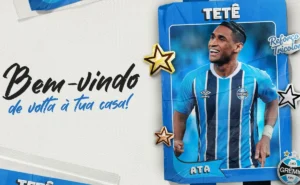 Grêmio oficializa a contratação de Tetê: "De volta para casa"
