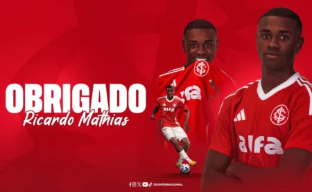 Internacional oficializa a venda de Ricardo Mathias ao Al-Ahli da Arábia Saudita Internacional oficializa a venda de Ricardo Mathias ao Al-Ahli da Arábia Saudita
