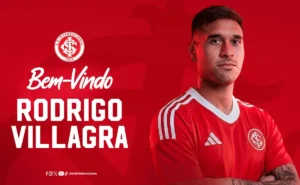 Internacional oficializa empréstimo de Rodrigo Villagra, com opção de compra ao atingir metas.